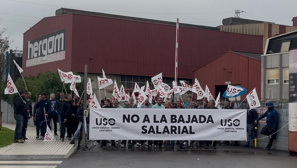 Hergom Workers in Cantabria Unite in Strike Against 15% Pay Cut