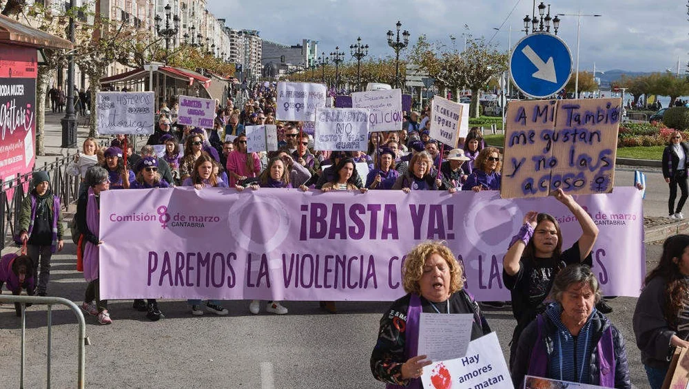 Cantabrian Unions Unite to Demand Action Against Gender-Based Violence