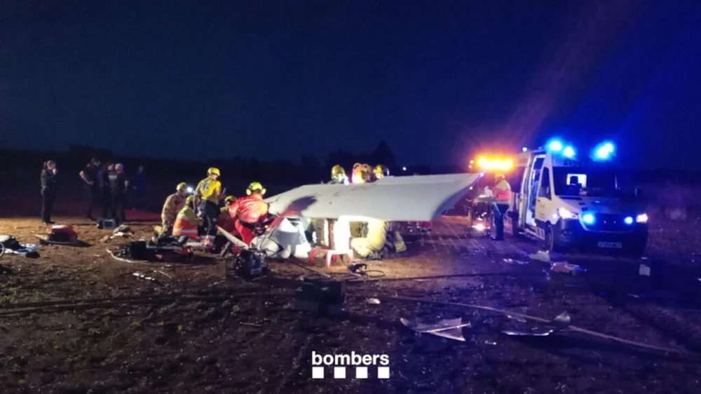 Serious Injury in Plane Crash Near Viladamat, Spain