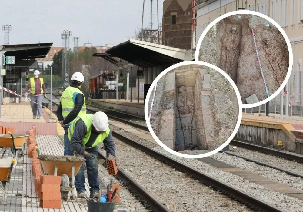 Ancient Roman Tombs Uncovered Beneath Train Station in Spain