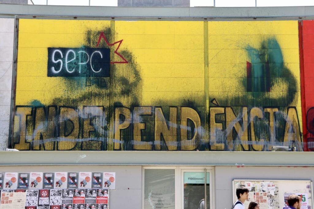 Court Orders Covering of Pro-Independence Mural at UAB's Civic Plaza