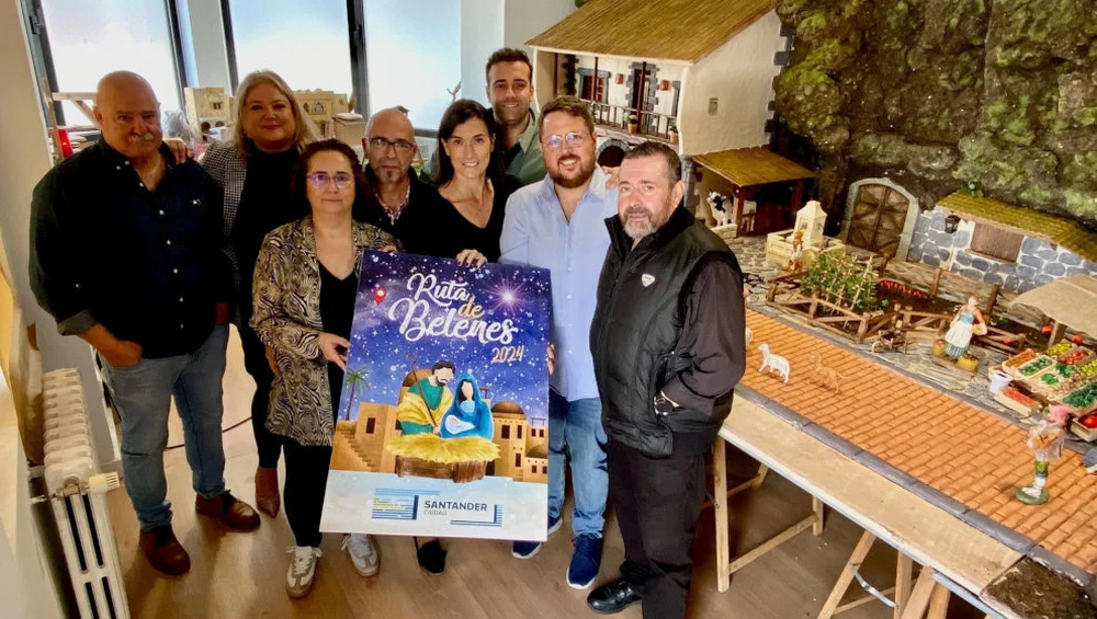 Un homenaje a la Cantabria rural en el Mercado del Este inaugura la 'Ruta de los Belenes'