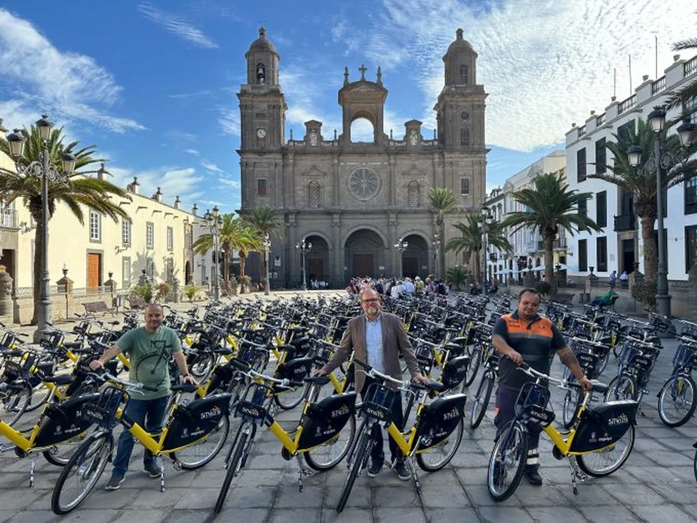 Las Palmas de Gran Canaria Unveils 120 New High-Tech Bicycles to Enhance Urban Mobility