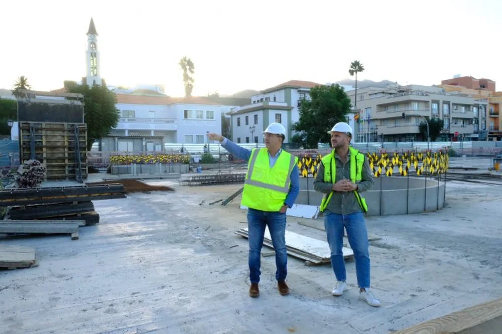 Final Phase of Plaza Francisca de Gazmira Renovation Underway in El Paso, La Palma