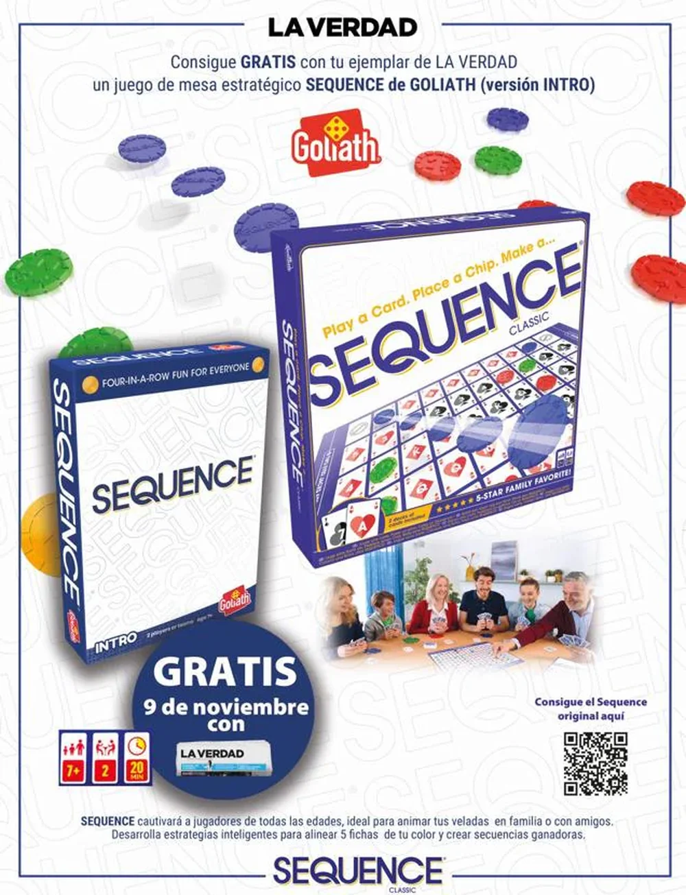 Free Copy of the Iconic Board Game Sequence Up for Grabs in Spain