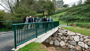 Inauguration of Expanded Bridge Over Arroyo Tejas Aims to Prevent Floods in Cantabria